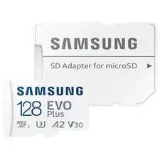 Samsung EVO Plus MicroSD 128GB 2024 - Cartão UHS-I U3 para Full HD e 4K UHD com Adaptador SD