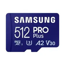 Cartão microSD Samsung PRO Plus 512GB UHS-I U3 para 4K UHD - Marca 407 | bluepixel.pt