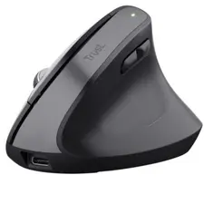 Rato Trust Bayo+ Ergonómico Wireless Preto Eco | Alta Precisão e Conforto - bluepixel.pt