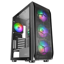 Caixa MARS GAMING MC-KX E-ATX XL CASE com 5 ventoinhas ARGB, painel de vidro e design em preto | Loja BluePixel