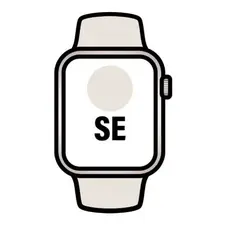 Apple Watch SE GPS 44mm Starlight Alumínio com Pulseira Sport B | Loja BluePixel