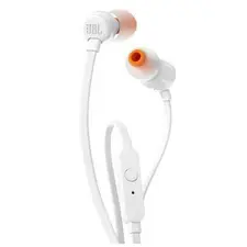 Fones de ouvido JBL IE T110 Earbuds Brancos - Som de Alta Qualidade e Conforto | bluepixel.pt