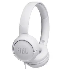 Fones de Ouvido JBL TUNE T500 Branco | Áudio de Qualidade na bluepixel.pt