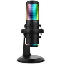 Microfone KROM KAZE RGB HQ STREAMING 525 - Qualidade Profissional para Streaming e Gravações