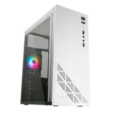 Caixa ATX MARS GAMING MC100W - Full Metal, Janela, Ventoinha RGB, USB 3.0, Cor Branca | Loja bluepixel.pt