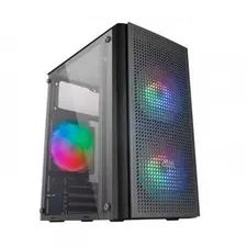 Caixa MARS GAMING MC300 Micro ATX com Ventoinhas RGB e Janela - Preto | bluepixel.pt