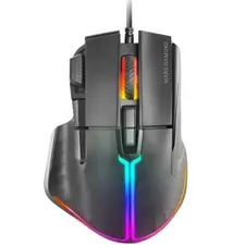 Rato Gaming MARS GAMING MM-XT RGB 12800DPI, Ergonómico com Descanso para Polegar, Switches Huano - Loja BluePixel