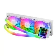 Watercooling AIO MARS GAMING ML-ULTRA360W ARGB Tubos Brancos - Refrigeração Líquida Eficiente