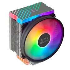 Cooler CPU 519 MARS GAMING MCPU44 ARGB, PWM Silencioso, 4 Heatpipes, 160W - Loja BluePixel