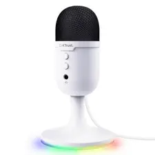 Microfone USB TRUST GXT234W Yunix Branco - Alta Qualidade para Streaming e Gaming | bluepixel.pt