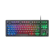 Teclado Mecânico TKL MARS GAMING MK023 H-MECH Red RGB Preto para Gaming e Escritório