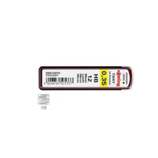 Lápis HB Rotring Minas Grafite 0,35mm - Pack de 12 unidades | Marca 398