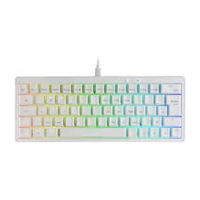 Teclado Mecânico 60% RGB Hot-Swappable 519 MARS GAMING MKMINIPRO com Switches Azuis e Layout Português