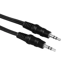 HAMA AUDIO-CABLE 3.5MM 1.5M POLYB. IP25 | Cabo de áudio resistente para ligações de alta qualidade