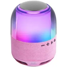 Coluna Bluetooth MARS GAMING MS-FLOW 360 RGB 15W com Rádio FM e MicroSD Rosa | bluepixel.pt