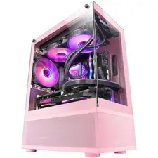 Gabinete MARS GAMING MC-SE Micro-ATX com Painel de Vidro e Design Rosa | bluepixel.pt