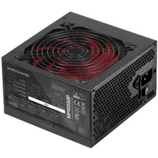 Fonte de alimentação 519 MARS GAMING MPIII550P 550W ATX DC-DC 85 EF com cabos pretos e garantia de 5 anos