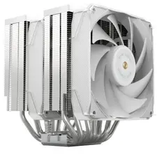 Cooler CPU MARS GAMING MCPU-XU9 Torre Dupla com 2 Fans FDB, Heatpipes de Cobre e TDP 400W - Branco