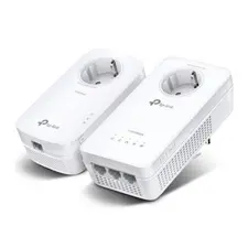 TP-LINK AV1300 Powerline Gigabit com Wi-Fi AC 1300Mbps - Kit Passthrough para Rede Doméstica