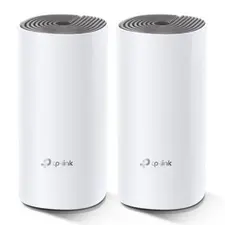 TP-LINK Deco E4 Pack 2 Roteadores Wi-Fi Mesh AC1200 Dual-Band - Cobertura Total Casa