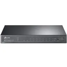 Switch TP-LINK TL-SF1009P 9 Portas 10/100 Mbps com 8 Portas PoE+ e 67W de Orçamento - Loja BluePixel
