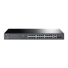 Switch TP-LINK TL-SG1428PE 28-Port Gigabit Easy Smart com PoE+ e Slots SFP - Rede Empresarial