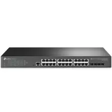 Switch TP-LINK Omada 24-Port Gigabit L2+ com 4 SFP - Gestão avançada para redes empresariais