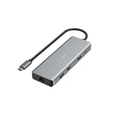 HAMA USB-C-Hub Multiport 9 Portes | Expansão de Conectividade para Dispositivos USB-C na bluepixel.pt