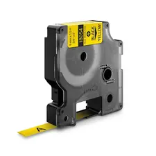 Fita Tubo Termo Retrátil 9mmx1,5m Preto/Amarelo Rhino | Alta Durabilidade