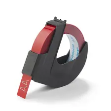 Fita Vinil 09mm x 3m Branco/Vermelho - Marca 195 | Loja BluePixel