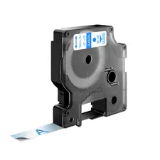 Fita de Vinil Azul/Transparente 12mm x 7m - Marca 195 | BluePixel