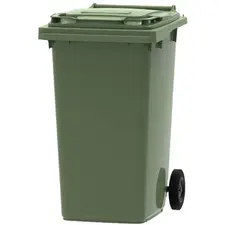 Contentor de 240L em Polietileno com 2 Rodas e Tampa Verde | Loja BluePixel