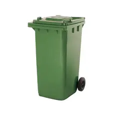 Contentor 240L Polietileno Verde com 2 Rodas e Tampa - Marca 300 | bluepixel.pt