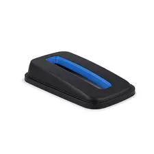 Tampa de Balde Neo Ecosort Preto/Azul para Papel | Loja BluePixel