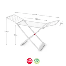 Estendal Resina 55x181x109cm Branco - Marca 359 | Loja online bluepixel.pt