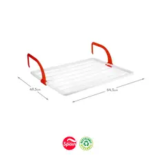 Estendal com Suporte 359 49,5x64,5x16,5cm Branco | Loja BluePixel