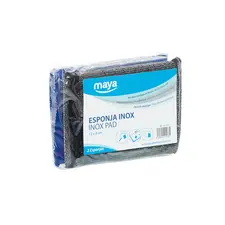 Esfregão Esponja Inox Preto + Azul Pack 2un - Marca 300 | Loja BluePixel