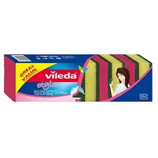 Esfregão Esponja Vileda Style 10un - Limpeza eficiente | bluepixel.pt