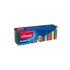 Esfregão Esponja Vileda Rainbow 10un - Limpeza eficaz para sua casa | bluepixel.pt