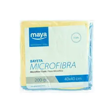 Pano Microfibra Terry 40x40cm 200g Amarelo Pack 5un - Limpeza Eficaz | bluepixel.pt