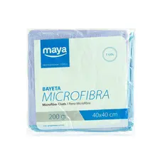 Pano Microfibra Terry 40x40cm 200g Azul Pack 5un - Limpeza Suave e Eficaz | bluepixel.pt