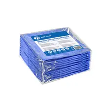 Pano Microfibra Terry 30x40cm 280g Azul Pack 10un - Limpeza Eficaz | BluePixel