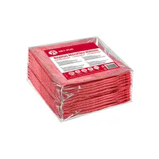 Pano Microfibra Terry 30x40cm 280g Vermelho Pack 10un - Alta Qualidade | bluepixel.pt