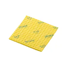 Pano Breazy 35x36cm Amarelo - Marca 477 | Pack 25 Vileda Professional