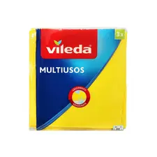 Pano Multiusos 36x33cm Amarelo 476 Vileda | Limpeza eficiente e durável