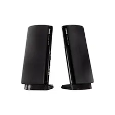 Colunas Speaker Set para PC E80 Preto - Sistema de Som Compacto e Potente na bluepixel.pt