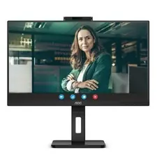 Monitor Profissional AOC 24P3QW 23.8'' Full HD Webcam Ajuste em altura Negro | bluepixel.pt