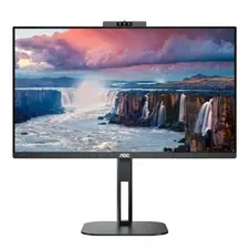 Monitor Profissional AOC 24V5CW/BK 23.8'' Full HD Webcam Ajustável Preto | bluepixel.pt
