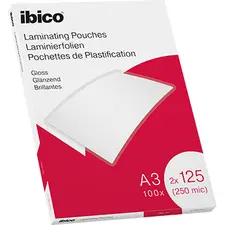 Bolsas de Plastificar A3 303x426mm 125mic - Pack 100 | Marca 247 na loja online bluepixel.pt