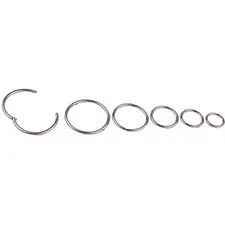 Argolas Dobradiça Niqueladas 20mm Nº1 - Produto de Qualidade para Mobiliário e Artesanato | bluepixel.pt